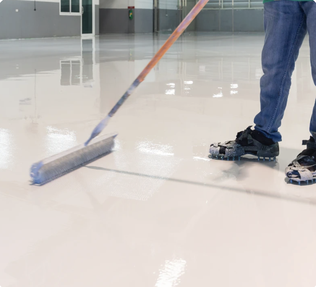 Béton ciré sol intérieur Montpellier