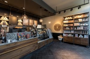 Café Starbucks Cannes Comptoir Mondial Peinture