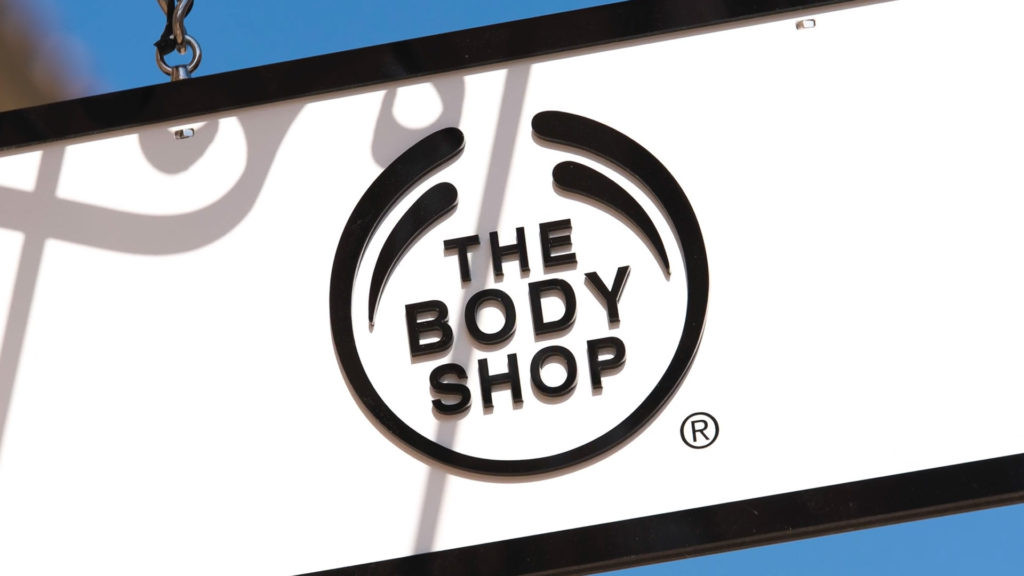 Logo The Body Shop Mondial Peinture
