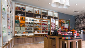The Body Shop intérieur magasin Mondial Peinture