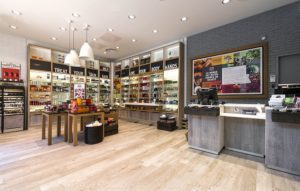 The Body Shop intérieur magasin Mondial Peinture