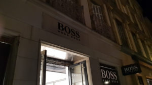 Logo HUGO BOSS Strasbourg Mondial Peinture